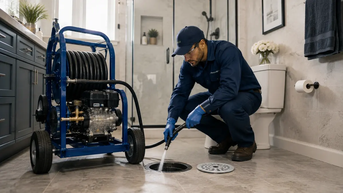 Bathroom Drain Hydro Jetting in Earlimart
