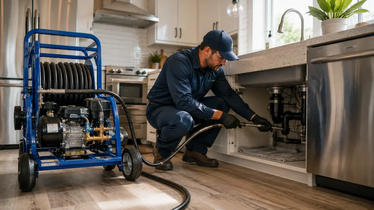 Kitchen Drain Hydro Jetting in Earlimart
